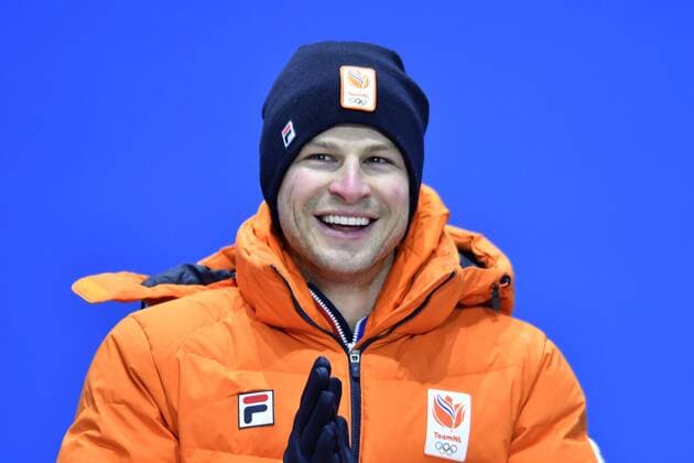 12-02-2018 ALGEMEEN: MEDAL PLAZA OLYMPISCHE SPELEN: Olympic Games Olympische Spiele Olympia OS PEYONGCHANG 2018 Sven Kramer (Team Lottonl-Jumbo) wint Olympisch goud op de 5.000 meter Foto: Sander Chamid xVIxVIxImagesx xSoenarxChamidxsportfotografiexIVx 10047960