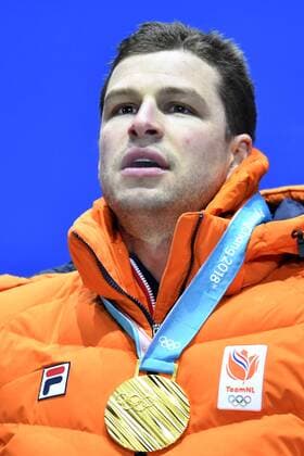 12-02-2018 ALGEMEEN: MEDAL PLAZA OLYMPISCHE SPELEN: Olympic Games Olympische Spiele Olympia OS PEYONGCHANG 2018 Sven Kramer (Team Lottonl-Jumbo) wint Olympisch goud op de 5.000 meter Foto: Sander Chamid xVIxVIxImagesx xSoenarxChamidxsportfotografiexIVx 10047963