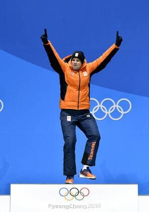 12-02-2018 ALGEMEEN: MEDAL PLAZA OLYMPISCHE SPELEN: Olympic Games Olympische Spiele Olympia OS PEYONGCHANG 2018 Sven Kramer (Team Lottonl-Jumbo) winnaar 5000 meter Foto: Soenar Chamid xVIxVIxImagesx xSoenarxChamidxsportfotografiexIVx 10048385