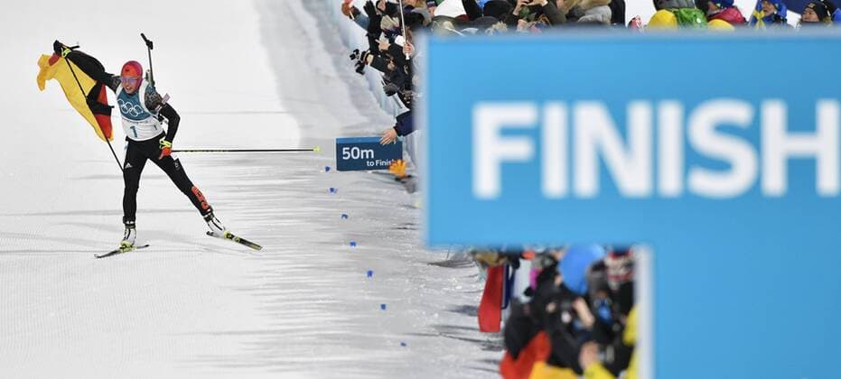 PyeongChang 2018 - Highlights der Olympischen Spiele Themen der Woche - SPORT Bilder des Tages - SPORT German biathlete Laura Dahlmeier wins in the biathlon pursuit race, 10 KM, women, within the 2018 Winter Olympics in Pyeongchang, South Korea, February 12, 2018. (CTKxPhoto MichalxKamaryt) CTKPhotoP201802120592601  kmt 9