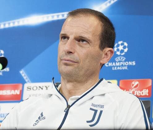 Juventus Presser Head coach Massimiliano Allegri of Juventus during a press conference PK Pressekonferenz at Juventus Stadium, Turin Content Not Available For UK Newspapers Copyright: xStefanoxGnechx FIL-11358-0001