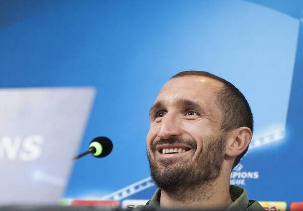 Juventus Presser Giorgio Chiellini of Juventus during a press conference PK Pressekonferenz at Juventus Stadium, Turin Content Not Available For UK Newspapers Copyright: xStefanoxGnechx FIL-11358-0002