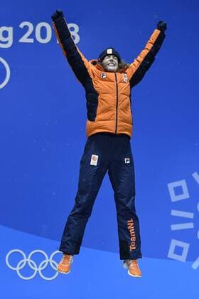 13-02-2018 ALGEMEEN: MEDAL PLAZA OLYMPISCHE SPELEN: Olympic Games Olympische Spiele Olympia OS PEYONGCHANG 2018 Ireen Wust (JustLease.nl) wint Olympisch goud op de 1500 meter. Dit is haar vijfde gouden Olympische medaillle Foto: Sander Chamid xVIxVIxImagesx xSoenarxChamidxsportfotografiexIVx 10054763
