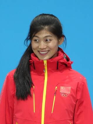 (180213) -- PYEONGCHANG, Feb. 13, 2018 -- Silver medalist China s Liu Jiayu reacts during the medal ceremony of ladies halfpipe finals of snowboard at the 2018 PyeongChang Winter Olympic Games Olympische Spiele Olympia OS at the Medal Plaza in PyeongChang, South Korea, on Feb. 13, 2018. ) (SP)OLY-SOUTH KOREA-PYEONGCHANG-SNOWBOARD-LADIES HALFPIPE-MEDAL CEREMONY BaixXuefei 