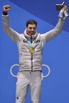 PEIFFER Arnd Team GER at the award ceremony Olympic 10 km Sprint men Olympic Winter Games 2018 PyeongChang of South Korea at the Winter Olympics 2018 PyeongChang 13 February 2018