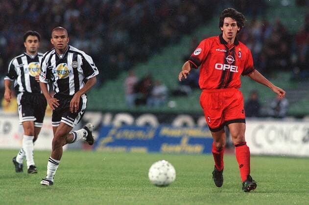 DEMETRIO ALBERTINI, MARCIO AMOROSO CAMPIONATO SERIE A 1997-98 UDINESE-MILAN 2-1