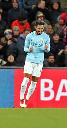 FC Basel Manchester City Switzerland Basel 13 02 2018 Football Champions League season 2017 2018 knockout first leg FC Basel Manchester City Ilkay Gündogan Manchester City Jubilee Gate 0 1 Gündogan