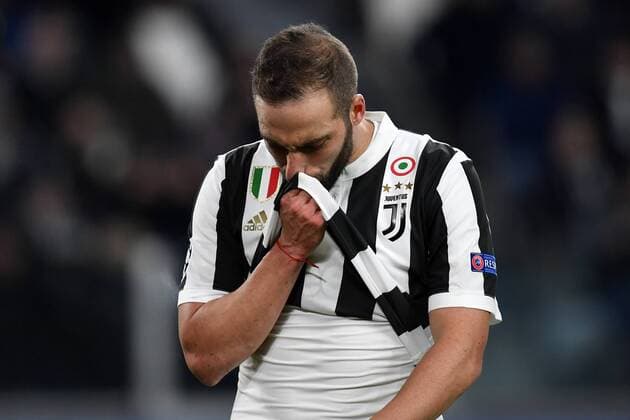 Gonzalo Higuain Juventus Torino 13-02-2018 Juventus Stadium Football Champions League 2017 2018 Juventus - Tottenham . Foto Andrea Staccioli Insidefoto andreaxstaccioli