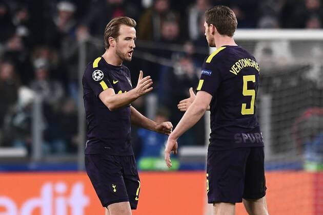 Mg Torino 13 02 2018 - Champions League Juventus-Tottenham foto Matteo Gribaudi Image nella foto: esultanza gol Harry Kane 