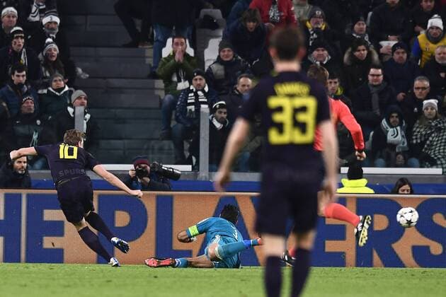 Mg Torino 13 02 2018 - Champions League Juventus-Tottenham foto Matteo Gribaudi Image nella foto: gol Harry Kane 