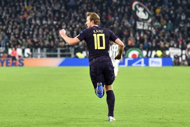 Harry Kane Tottenham Esultanza Gol Goal celebration Torino 13-02-2018 Juventus Stadium Football Champions League 2017 2018 Juventus - Tottenham . Foto Andrea Staccioli Insidefoto andreaxstaccioli