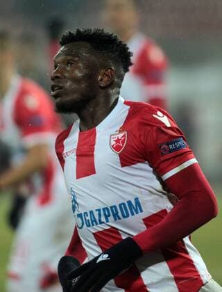 13.02.2018 Belgrade(Serbia) FK Crvena Zvezda(FC Red Star)-FC CSKA Moscow Europa League 1 16 final men s football Ben Nabouhane FK Crvena Zvezda : 