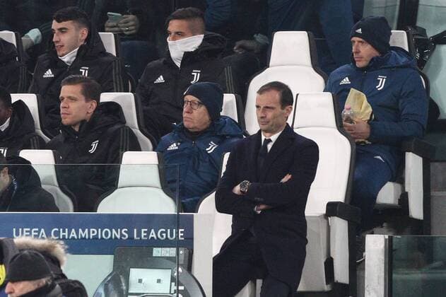 February 13, 2018 - Turin, Italy - Juventus coach Massimiliano Allegri during the Uefa Champions League round of 16 football match JUVENTUS - TOTTENHAM on 13 02 2018 at the Allianz Stadium in Turin, Italy. Juventus v Tottenham Hotspur - UEFA Champions League Round of 16: First Leg  - ZUMAn230 20180213_zaa_n230_734 Copyright: xMatteoxBottanellix