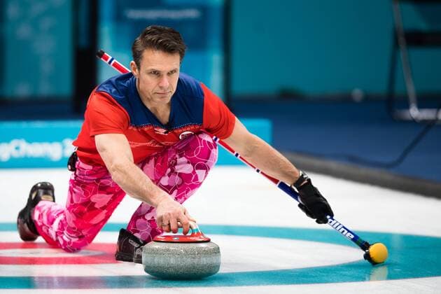 180214 Thomas Ulsrud of Norway during the round robin of the curling between Norway and Japan during day five of the 2018 Winter Olympics on February 14, 2018 in Pyeongchang. Photo: Petter Arvidson BILDBYRN kod PA 91970 *** 180214 Thomas Ulsrud of Norway during the round robin of the curling between Norway and Japan during day five of the 2018 Winter Olympics on February 14 2018 in Pyeongchang Photo Petter Arvidson BILDBYR N code PA 91970  Copyright: PETTERxARVIDSON BB180214PA248