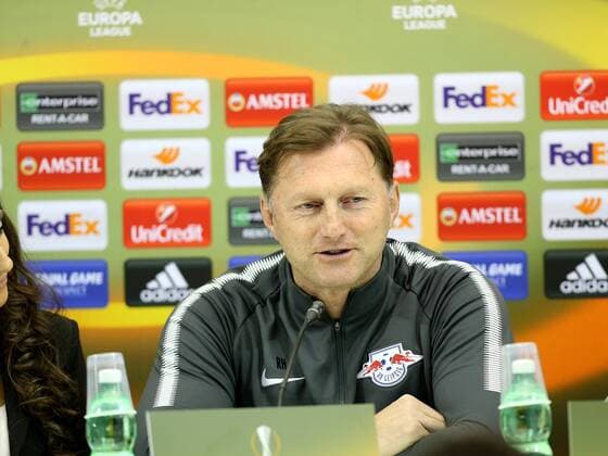 Coach Ralph Hasenhuettl RB Leipzig press conference Napoli vs RB Leipzig Europa League football 14 02 2018 Naples Copyright: xLanger Eibner-Pressefotox EP_HLR
