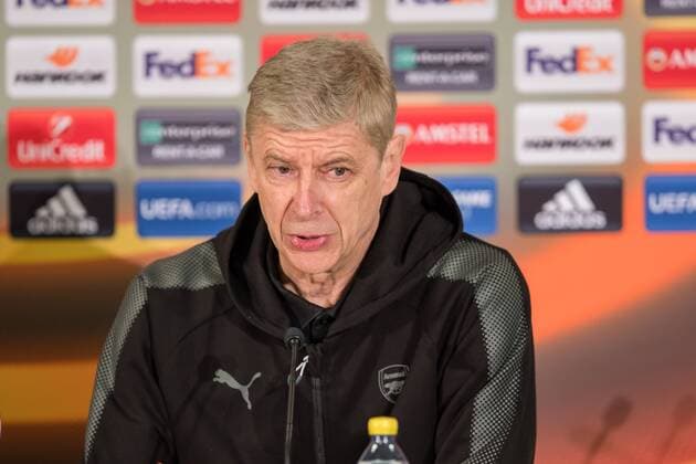 180214 arsenal s Arsene Wenger during a press conference before the football match in the Europa League between Östersund and Arsenal on 14 november 2018 in Östersund  Copyright: TOBIASxNYKÄNEN BB180214TN044