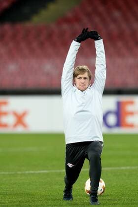 Emil Forsberg RB Leipzig 10 training Napoli vs RB Leipzig Europa League football 14 02 2018 Naples Copyright: xLanger Eibner-Pressefotox EP_HLR