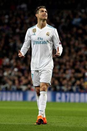 Real Madrdid s Cristiano Ronaldo during the UEFA Champions League round of 16 first leg match between Real Madrid and Paris Saint Germain at the Santiago Bernabeu stadium in Madrid, Spain, 14 February 2018. Real Madrid vs. Paris Saint Germain !ACHTUNG: NUR REDAKTIONELLE NUTZUNG!  Copyright: xKikoxHuescax MAD026 20180214-636542434984992435