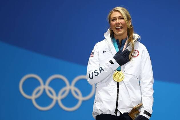 IPP20180215 Olympic Winter games Winterspiele Spiele Summer games Pyeongchang 2018 - Olympische Winterspiele Pyeongchang 2018: Ladies Giant Slalom, Mikaela Shiffrin oro (Hinweis: Verwendung nur in Deutschland - only Germany) *** IPP20180215 Olympic Winter Games PyeongChang 2018 Olympic Winter Games PyeongChang 2018 Ladies giant slalom Mikaela Shiffrin oro note only use only in Germany Germany 