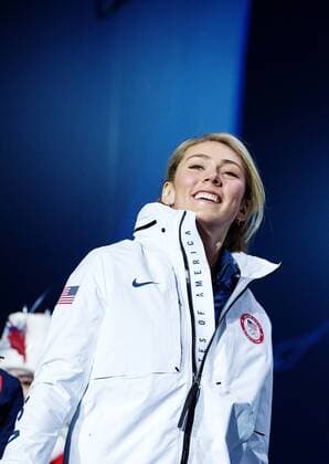 180215 Mikaela Shiffrin of United States gold celebrate at a Medal Ceremony for Women s Giant Slalom during day six of the 2018 Winter Olympics on February 15 2018 in Pyeongchang Photo Joel Marklund BILDBYRAN code JM 87625  Copyright: JOELxMARKLUND BB180215JM152