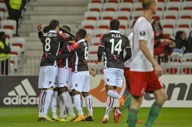 Europa League, OGC Nice - Lokomotive Moskau Joie OGC Nice FOOTBALL : OGC Nice vs Lokomotiv Moscou - Ligue Europa - 15 02 2018 NorbertScanella Panoramic 