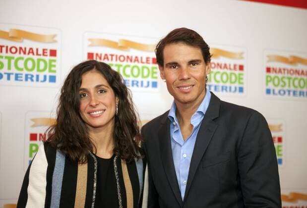 Bilder des Tages - SPORT Goed Geld Gala Red Carpet, Amsterdam, The Netherlands Amsterdam The Netherlands 15th February 2018 Goed Geld Gala Charity event Red Carpet. Tennis star Rafael Nadal with partner Maria Francisca (Xisca) Perello. Nadal is present on behalf of the Rafa Nadal Foundation. 
