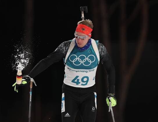XXIII Winter Olympics, Pyeongchang, Republic of Korea. Biathlon. Men s 20km Individual. KUEHN Johannes ( GER). 