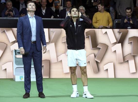 Roger Federer (SUI) TENNIS : Tournoi ATP Tennis Herren De Rotterdam - 16 02 2018 PhotoNews Panoramic 