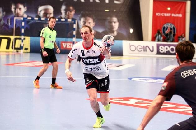 Holger Glandorf (Flensburg-Handewitt) HANDBALL : VELUX EHF Champions League - 12eme journee - Paris Saint-Germain Handball vs SG Flensburg-Handewitt - 17 02 2018 KevinDomas Panoramic 