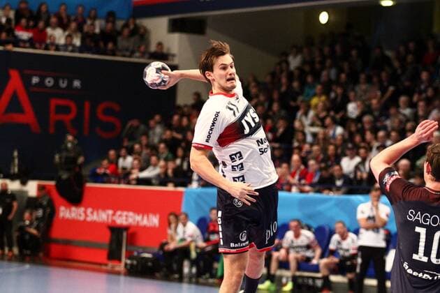 Magnus rod (Flensburg-Handewitt) HANDBALL : VELUX EHF Champions League - 12eme journee - Paris Saint-Germain Handball vs SG Flensburg-Handewitt - 17 02 2018 KevinDomas Panoramic 