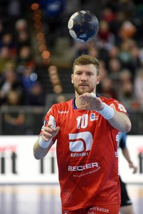 2 handball Bundesliga HC Rhine Vikings HBW Balingen Weilstetten Lars Friedrich HBW Balingen Düsseldorf Copyright: xEIBNER DietrichxJanickix EP_DJA