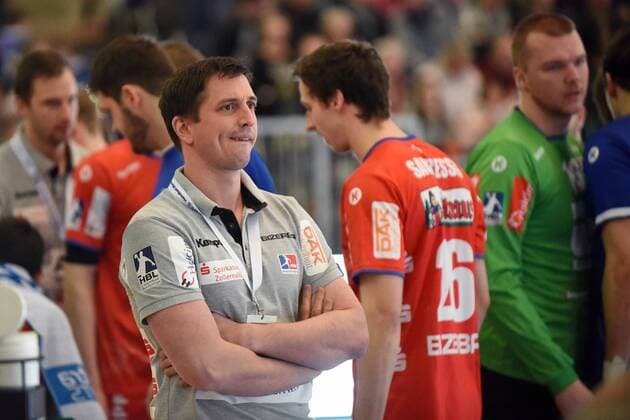 2 handball Bundesliga HC Rhine Vikings HBW Balingen Weilstetten HBW trainer Jens Bürkle HBW Balingen Düsseldorf Copyright: xEIBNER DietrichxJanickix EP_DJA