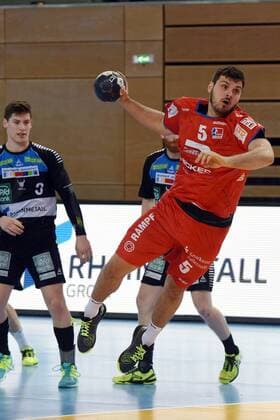 2 handball Bundesliga HC Rhine Vikings HBW Balingen-Weilstetten Tobias Wagner HBW Balingen Düsseldorf Copyright: xEIBNER DietrichxJanickix EP_DJA
