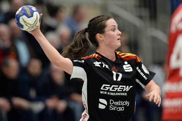 Lisa Friedberger HSG Bensheim Auerbach handball 1 Bundesliga women HSG bad Wildungen vipers vs HSG Bensheim Auerbach 17 02 2018 bad Wildungen Copyright: xEIBNER RolandxSippelx EP_RSL
