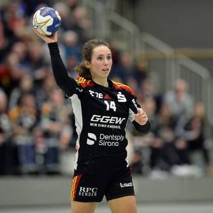 Sanne Hoekstra HSG Bensheim Auerbach handball 1 Bundesliga women HSG bad Wildungen vipers vs HSG Bensheim Auerbach 17 02 2018 bad Wildungen Copyright: xEIBNER RolandxSippelx EP_RSL