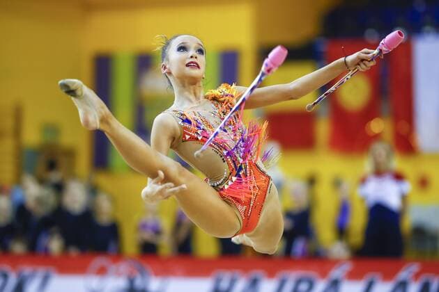 Themen der Woche - SPORT Bilder des Tages - SPORT 16th Gracia Cup in RG and AGG; 17.02.2018 Uliana Krotova (RUS); 16th Gracia Cup in RG and AGG on 17.02.2018 at the Pestszentimrei Sportkastely in Budapest (Hungary). *** 16th Gracia Cup in RG and AGG 17 02 2018 Uliana Krotova RUS 16th Gracia Cup in RG and AGG on 17 02 2018 at the Pestszentimrei Sportkastely in Budapest Hungary xufax