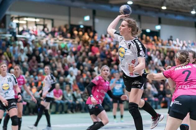 Lena Hansen Ensell UDA SU 03 babes Metzingen against Neckarsulm SU handball Bundesliga 1 women 17 02 2018 Metzingen Copyright: xEIBNER WolfgangxFrankx EP_WFK