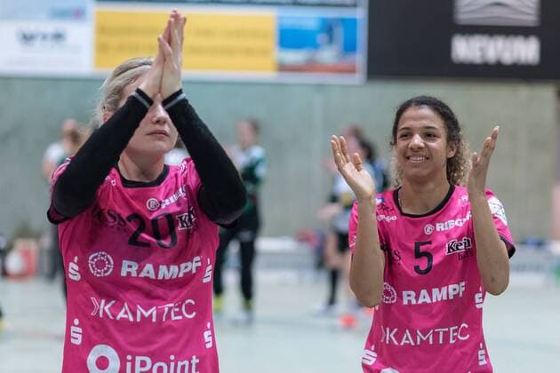 Dalvi Amega babes Metzingen 05 Jubilee joy babes Metzingen against Neckarsulm SU handball 1 Bundesliga women 17 02 2018 Metzingen Copyright: xEIBNER WolfgangxFrankx EP_WFK
