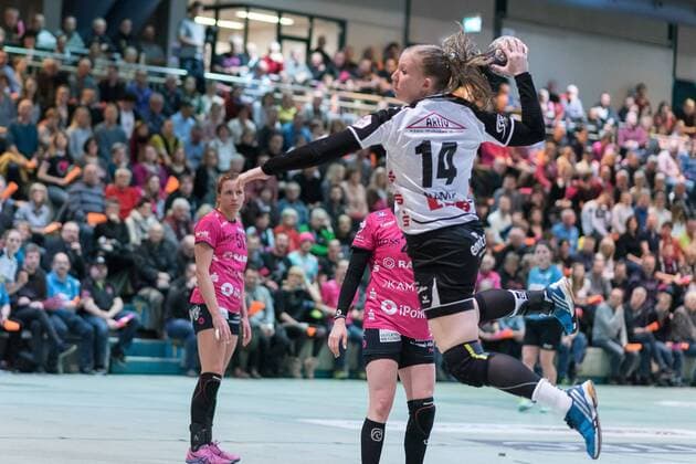 SINA Omar Ensell UDA SU 14 babes Metzingen against Neckarsulm SU handball Bundesliga 1 women 17 02 2018 Metzingen Copyright: xEIBNER WolfgangxFrankx EP_WFK