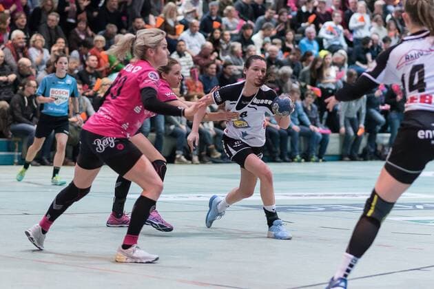 Svenja businessman Neckarsulm SU 08 babes Metzingen against Neckarsulm SU handball Bundesliga 1 women 17 02 2018 Metzingen Copyright: xEIBNER WolfgangxFrankx EP_WFK