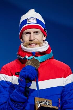 180218Robert Jablonski of Norway the Bronze at a Medal Ceremony for Ski Jumping during day nine of the 2018 Winter Olympics on February 18 2018 in Pyeongchang Photo Petter Arvidson PA BILDBYRAN code 91980  Copyright: PETTERxARVIDSON BB180218PA131