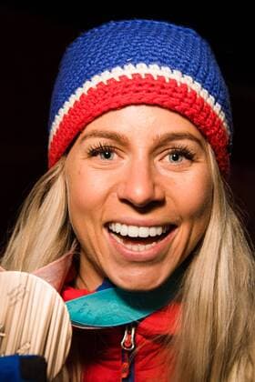 180218 Marte Olsbu of Norway Bronze celebrating with her Bronze medal at a Medal Ceremony for Women s 12 5 km Mass Start during day nine of the 2018 Winter Olympics on February 18 2018 in Pyeongchang Photo Petter Arvidson PA BILDBYRAN code 91980  Copyright: PETTERxARVIDSON BB180218PA147