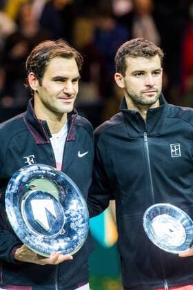 18-02-18: ABN Amro WTT in Rotterdam, Finaledag, Dag 7, Tennis, Rotterdam Nederland, Federer wint het ABN AMRO WTT van Dimitrov ABN Amro WTT Rotterdam Dag 7  x1993702x
