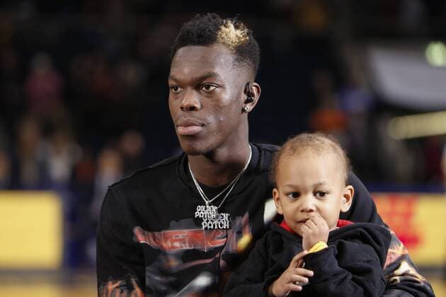 Dennis Schröder Atlanta Hawks NBA portrait portrait frame guest in his home city of Brunswick basketball Bundesliga easyCredit Lions Brunswick of Mitteldeutscher BC xtgx