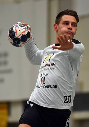 18 02 xpsx 2018 3 handball League HSG Hanau GSV Eintracht Baunatal v l Marius Brüggemann Hanau, Hanau, Hessen Germany