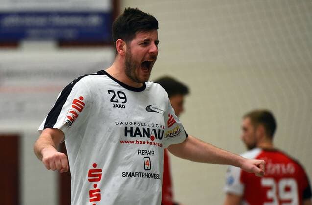 18 02 xpsx 2018 3 handball League HSG Hanau GSV Eintracht Baunatal v l cheers Hannes spirit Hanau, Hanau, Hessen Germany