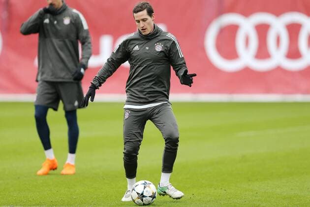Sebastian Rudy during the final training of FC Bayern München before the tomorrow s eighth final Hinspiels in the Champions League on 20 02 2018 in the Allianz Arena Munich Copyright: xEIBNER MarcelxEngelbrechtx EP_EER