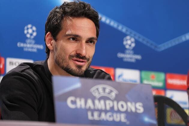 Mats Hummels during the press conference of FC Bayern München before the eighth final Hinspiels in the Champions League on 20 02 2018 in the Allianz Arena Munich Copyright: xEIBNER MarcelxEngelbrechtx EP_EER