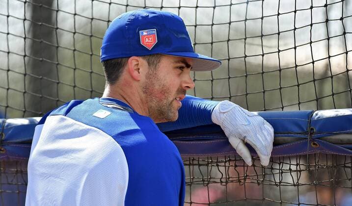 February 19, 2018 - Surprise, AZ, USA - Kansas City Royals Whit Merrifield during Monday s spring training workout on Feb. 19, 2018 in Surprise, Ariz. Spring training - ZUMAm67_ 20180219_zaf_m67_039 Copyright: xJohnxSleezerx