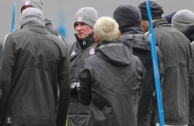 Coach of Jupp Heynckes his team football FC Bayern Munich final training before the CL game against Besiktas JK from Istanbul 19 02 2018